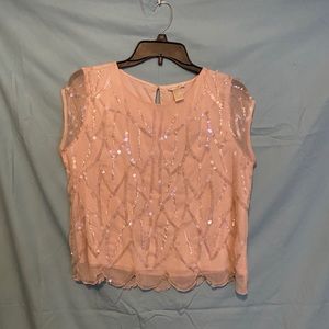 Sparkly Forever 21 Cropped Shirt